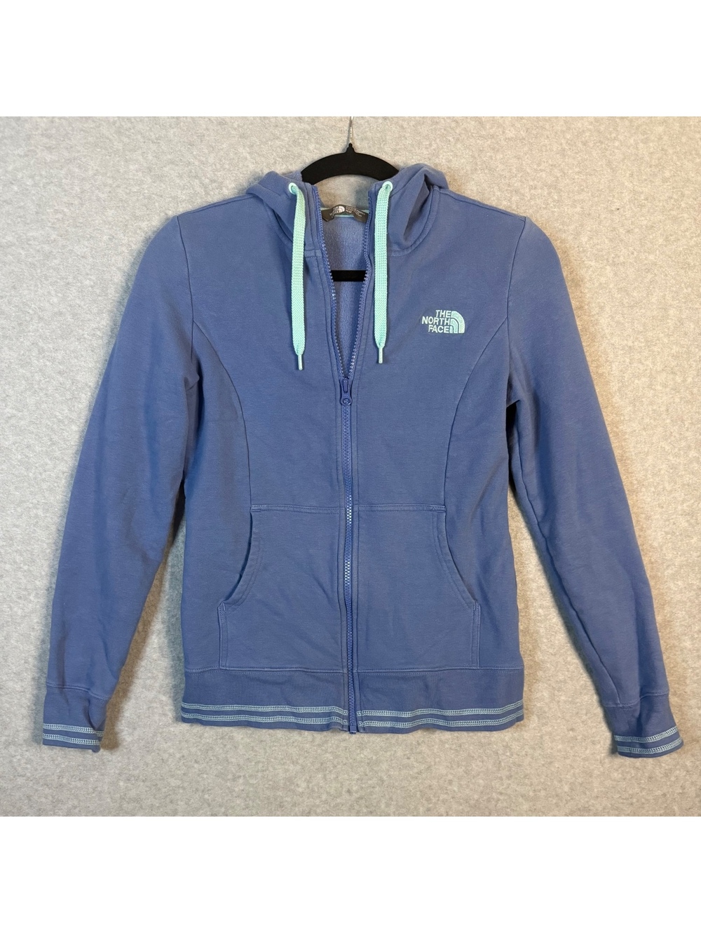 The North Face Blue Full Zip Hoodie Size M